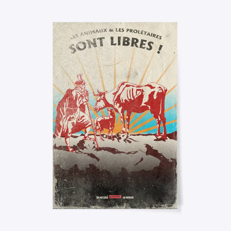 POSTER : les animaux et les prolétaires