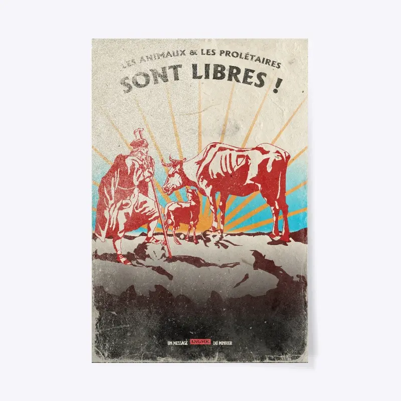 POSTER : les animaux et les prolétaires